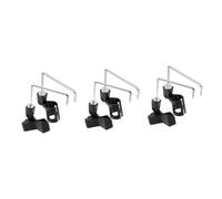Angoily 3sets Microphone Clip for Sax Mic Holder Microphone Holder for Saxophones for Streaming and Singing Support Clip