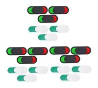 Angoily 3sets Sliding Door Sign Vacant In Use Status Indicator for Restrooms Pmma Material Strong Adhesive Highly Sign for Offices and Therapists 6pcs*3