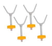 Angoily 4-Pack Y-Shaped Bolt Accessories with Nuts Children Safety Gate Guardrail Tool Indoor Fence Tops Bolt Pressure Mounted Bannister Adaptor for Pets