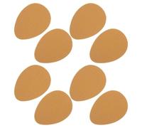 Angoily 4 Pair Khaki Silicone Self-Adhesive Non-Slip Shoe Sole Protectors with Wave Pattern for Sole Protection and Versatile Use, for Heels and Everyday Footwear