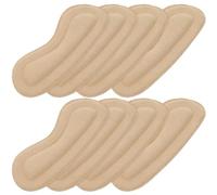 Angoily 4 Pairs Wear-Resistant Heel Cushions Shoe Heel Grips Suede Fabric Foam Adhesive Glue Comfortable Protectors for Leather Shoes Casual