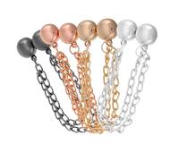 Angoily 4 Pcs Magnetic Waist Clips for Women Adjustable Pants Hem Fasteners Multi-function Alloy Cuff Buckle for Trouser Control and Hijab Scarf Secure Fit
