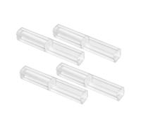 Angoily 4 Pcs Small Pen Cases Pencil Storage Boxes Empty Writing Tool Organizer Stationery Storage for Office and School