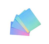 Angoily 4 Sets Creative Gradient Stationery Set with Letter Paper and Envelopes Mixed Color Writing Paper with Envelopes Each Eco Friendly Smooth Writing Stationery for Party Invitations