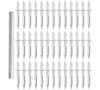 Angoily 400Pcs Double-Head Invisible Thread Seamless Skirting Nails with Sleeve Tool, Skirting Board and Stairway Installation Nails for Furniture and Baseboard Trim