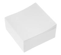 Angoily 400pcs White Blank Memo Pads Not Sticky Quadrate Paper Notes for Office and Study, Versatile Use Tear-off Sheets Compact Memo Cube Refill Notepads for Organizing Lists