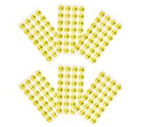 Angoily 400pcs Yellow Electrical Equipment Warning Stickers Paper Signs Lightweight and Convenient to Store Grounding Safety Decals for Electrical Room and Industrial Use
