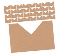 Angoily 40Pcs Paper Corner Protectors for Scrapbook and Photo Frame Edges, Cardboard Packaging Guards for Painting, Picture Frames, and Moving Safety in Home and Office Use