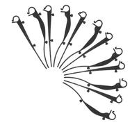 Angoily 40pcs Plastic Gutter Protection Clips with Windproof Mesh Fasteners Leaf Screen Hooks for Roof and Patio Gutter Guard Installation Fixing for Residential and Commercial Use