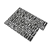 Angoily 41pcs Reusable DIY Painting Stencils for Letters Numbers Symbols for Art Projects Wall Decor Crafts Durable Material for Creative Fun