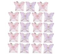 Angoily 48pcs Butterfly-themed Candy Boxes for Birthday Weddings Festivals Portable Paper Favor Cases with Stylish Closure for Chocolates Treats Sweets Party Decorations