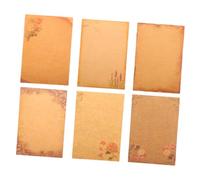 Angoily 48Pcs Vintage Writing Paper Decorative Blank Letter Paper for Thank You Letters Poems Notes Elegant Retro Stationery for Personal and Special Occasions