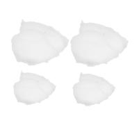 Angoily 4pcs Artificial Cloud Hanging Decorations for Ceiling in White Cotton Material with Realistic 3d Design, Enhancing Aesthetic and Creating Serene Atmosphere for Party and Home Decor
