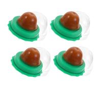 Angoily 4PCS Catnip Lollipops for Cats Natural Edible Vitamin Catnip Pudding Healthy Pet Snack Kitten Molar Chew Bite Interactive Appetite Enhancer