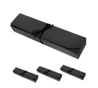 Angoily 4pcs Cavity Truffle Boxes Black Cube Chocolate Candy Containers Portable Packaging for Travel Parties Office Sharing