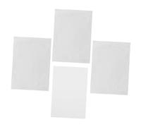 Angoily 4pcs Check Reader Cleaning Cards Efficient Dust Oil Removal No Disassembly Required Wood Pulp Polyester Material White Portable Cleaner for Banks and Mobile Workstations