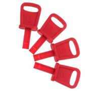 Angoily 4pcs Compact Snow Blower Ignition Key Lightweight Pp Construction Portable Replacement Keys Compatible with Briggs and Stratton Murray Toro Snowthrower Models Essential Backup
