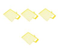 Angoily 4pcs Durable Plastic Paint Screen Tray Liner for Easy Filtration and Storage Compact Design for Various Occasions for Paint Rollers and Trays
