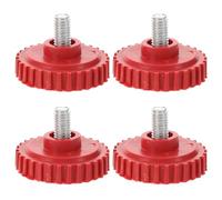 Angoily 4pcs Electric Scale Parts: Plastic Levelers For Electronic Weighing Scales Appliances - Vibration Damper Pads Screw-In Adjustable Table Feet