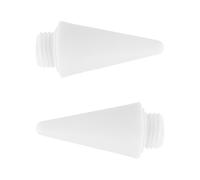 Angoily 4pcs External Thread Electroplated Capacitive Screen Tablet Pen Replacement Tips for Touchscreen Compatible Stylus Pen Tips for Tablets and Other Devices