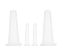 Angoily 4Pcs Face Cupping Sets with Silicone Facial Cups for Effective Therapy and Comprehensive Care Mini Face Cup Set for Anti Aging Beauty and Travel Suitable