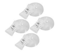 Angoily 4pcs Feed Clip Seaweed Suction Cup Clip for Fish Tank Aquarium Accessories Veggie Holder Feeding Tool Suitable for Fish and Tropical