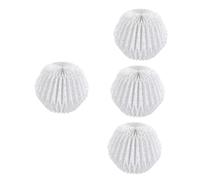 Angoily 4pcs Folding Small Lampshade Socket Barrel Lamp Shade Geometric Ceiling Light Accessory for Home Bedroom Hotel Simple Odorless Design with Easy Installation