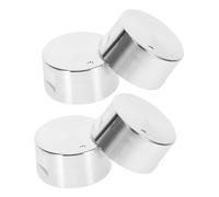 Angoily 4pcs Gas Stove Knob Replacement Zinc Alloy Stove Control Knob Part for Gas Range Oven Ignition