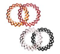 Angoily 4Pcs Hair Claw Clip Set Bird Nest Hair Bun Maker Ponytail Holder Circle Claw Clips for Women