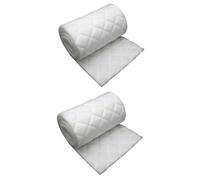 Angoily 4pcs High Density Filter Cotton for Fish Tanks Thickened Aquarium Filter Material White Cotton Easy to Clean Breathable for Sea Water and Freshwater Aquariums