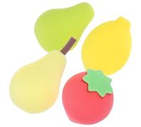 Angoily 4pcs Makeup Sponges for Women Powder Puff Soft Sponge with Lovely Shape Supple Flexible Material for Precise Makeup Application Suitable for Daily Use