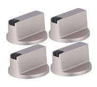 Angoily 4pcs Metal Switch Knob for Kitchen Gas Stove Replacement Cooker Control Knobs for Home Stove Use
