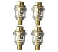 Angoily 4pcs Mini Air Compressor Lubricator with Design Compact Quick-Connect Pneumatic Oiler for Smooth Operation and Maintenance of Air Tools in Tight Spaces