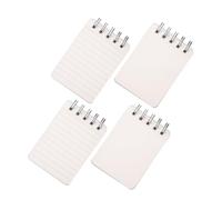 Angoily 4pcs Mini Spiral Notebooks Portable Coil Notepads Note Pads for Office Writing Daily Planning Sketching with Blank and Lined Pages Eye Friendly Paper for Travel and School Use