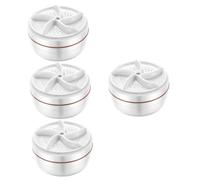 Angoily 4pcs Mini Washing Machine Low Noise Portable Turbo USB Charging Small Washer for Underwear and Delicate Clothes
