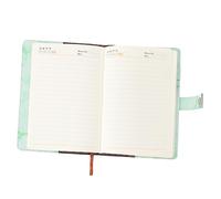 Angoily 4pcs Multi Function Lock Notebook Stylish PU Diary with Lock Design for Secure Writing and Note Taking for Students and Portable