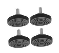 Angoily 4pcs Non Slip Adjustable Rubber Furniture Leveling Feet Pads with Vibration Grip for Treadmills Fitness Bikes Sofas Tables Noise Dampening Support for Indoor Use