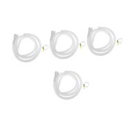 Angoily 4pcs Portable Ac Water Drain Hose Connector Flexible Tubing for Window Air Conditioner Unit Kit Washing Machine Parts Hose Pipe Extension