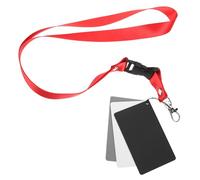 Angoily 4pcs Portable Balance Cards White Black Grey Acrylic Exposure Reference Cards for Photography
