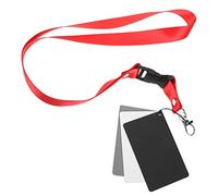 Angoily 4pcs Portable Light Balance Card and Exposure Reference Cards for Photographing Acrylic