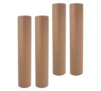 Angoily 4pcs Poster Mailing Tubes with Caps Reinforced Kraft Paper Paper Tubes for Document and Artwork Storage 13.2" X 2.7" for Mailing and Shipping