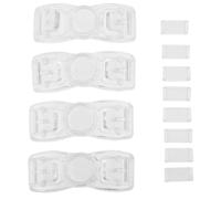 Angoily 4pcs Replaceable Goggles Buttons Sturdy Plastic Practical Swimming Goggles Strap Accessories Safe for Use in The Water Universal Fit