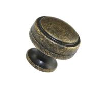 Angoily 4PCS Retro Round Zinc Alloy Cabinet Handles Small Replacement Pulls for Wardrobe Drawer Furniture Lightweight Semi Drawer Handles with Smooth Surface for Comfortable Grip
