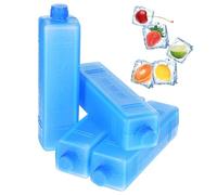 Angoily 4pcs Reusable Ice Packs for Cooler with High Performance Cooling Material, Compact and Portable Design, Rapid Temperature Reduction, for Outdoor Picnics and Home Use
