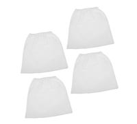 Angoily 4pcs Reusable Nail Dust Collector Bags Washable Replacement Dust Collection Pouches for Salons Home Office Compatible with Vacuum Nail Collectors Flexible Compact Storage