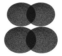 Angoily 4pcs Round Activated Carbon Composter Filters for Kitchen Compost Bins and Trash Cans Fiber Pads with Easy Replacement Multipurpose Odor Removal for Home Composting