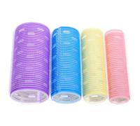 Angoily 4pcs Self-sticky Large Hair Rollers Made of Aluminium Sheet for Retro Rolls and Three-dimensional Hairstyles, Portable and Practical Hair Styling Curlers for Everyday Use