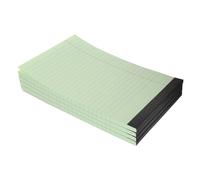 Angoily 4pcs Small Notepads Tear Off Memo Pads with Lined Paper and Double Red Vertical Lines for Organized Note Taking Smooth Thick Paper for Office School Daily Planning and Refills
