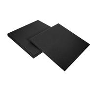 Angoily 4Pcs Square Felt Wall Tiles Self-Adhesive Memo Boards Sound-Absorbing Bulletin Sticker for Office Home Classroom Felt Board Tiles for Notice Display and Decoration