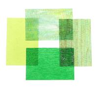 Angoily 4pcs Stained Glass Sheets Mosaic Glass Stained Glass Supplies Flame Collection for Stained Glass Crafts and Mosaics Green